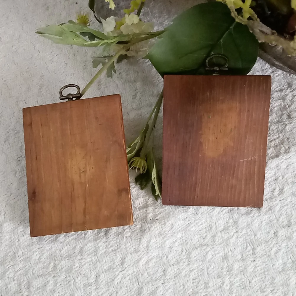 Hummel Vintage Children Wood Hanging Plaques (2)